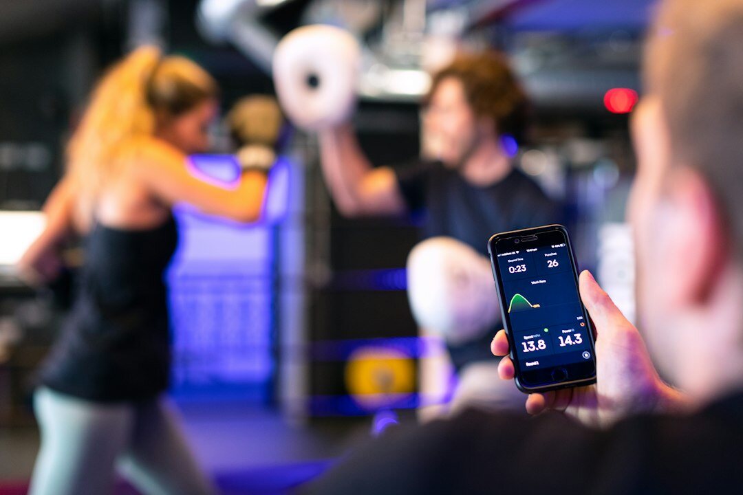 person tracking fitness progress