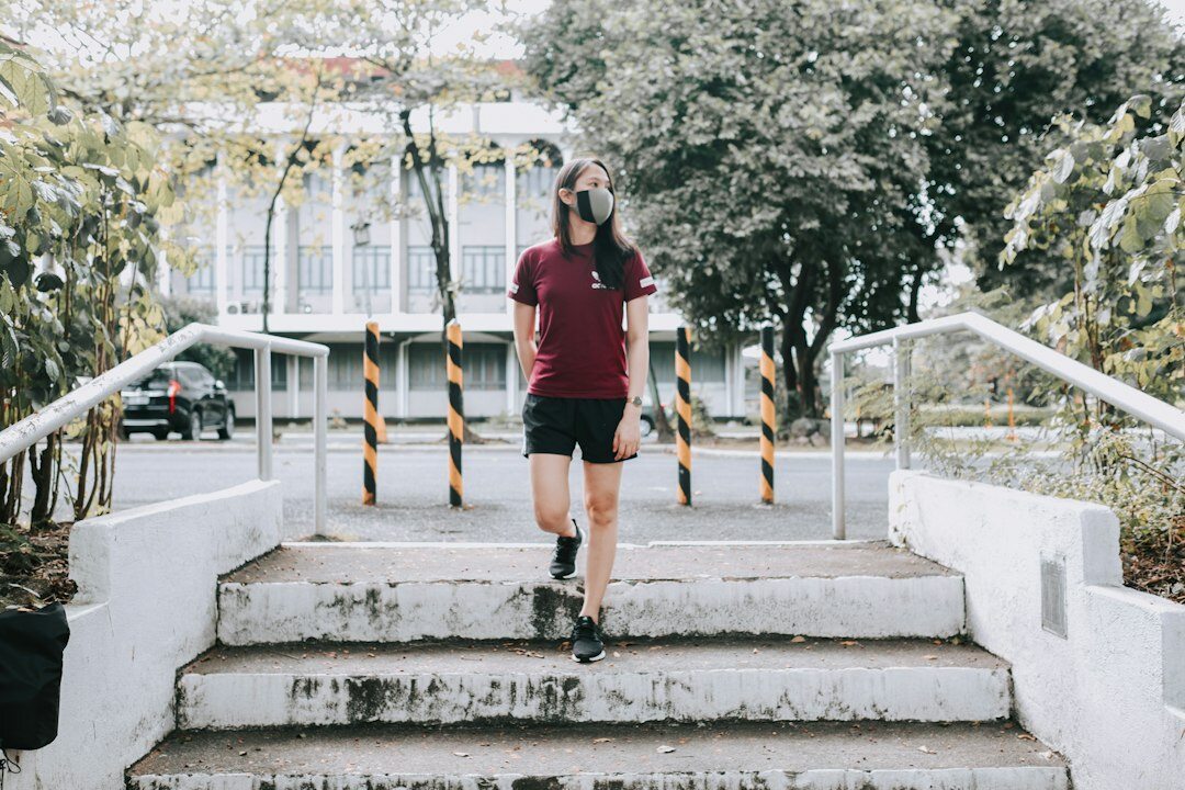 person building healthy habits