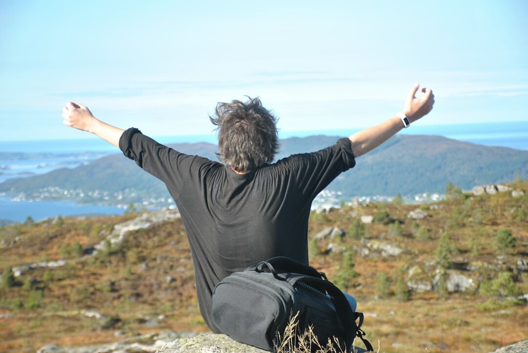 person feeling energetic outdoors